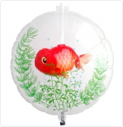 Pez Rojo en Acuario