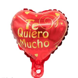 Globo Foil Te Quiero Mucho Corazón