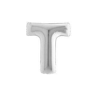 Tu letra "T" Globo de Aluminio Foil