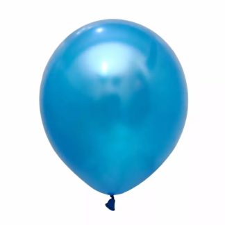 Globo Látex Azul Metalizado Especial Baby Shower