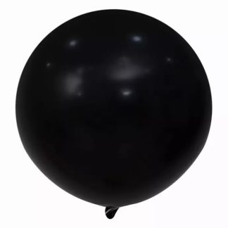 Globo Látex Negro Especial Baby Shower Para Rellenar de Polvos y/o Confettis