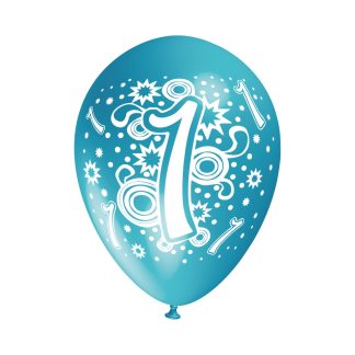 Surtido de Globos de Látex. Número 1 Uno