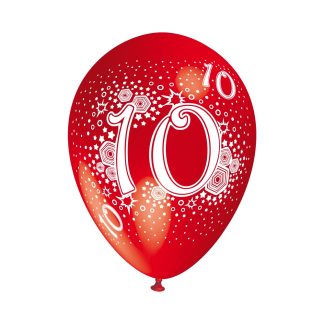Surtido de Globos de Látex. Número 10 Diez
