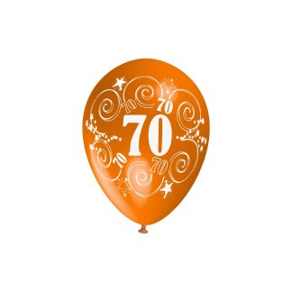 Surtido de Globos de Látex. Número 70 Setenta