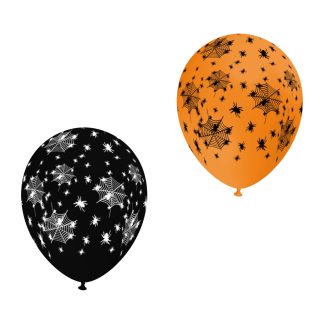 Halloween Telaraña Naranja Y Negro