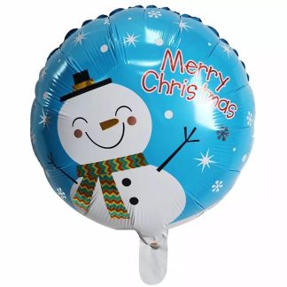 Globo Foil Navidad Muñeco De Nieve